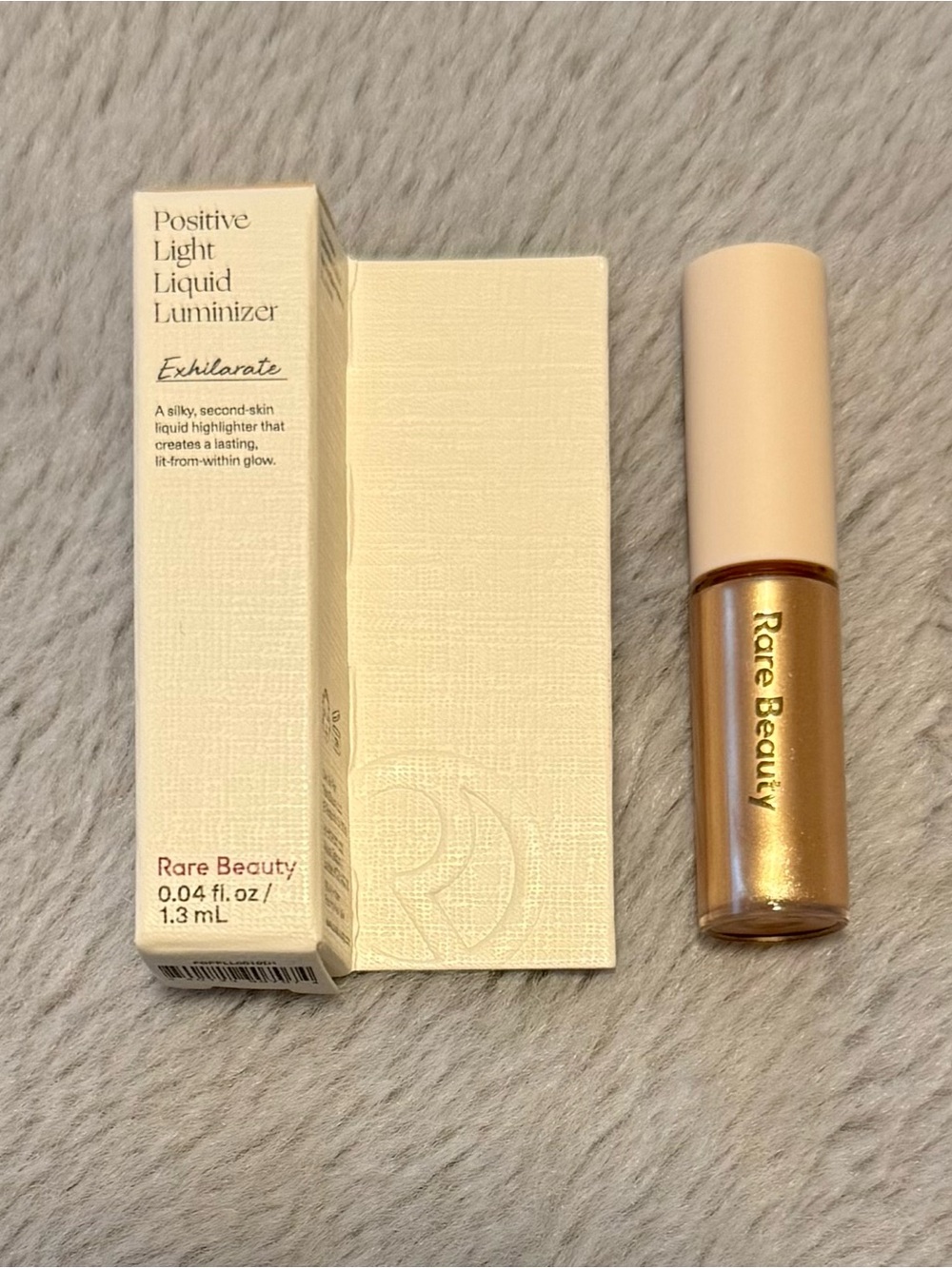 5/$25 🎆 NIB Rare Beauty Positive Light Liquid Luminizer in Exhilarate 0.04 oz